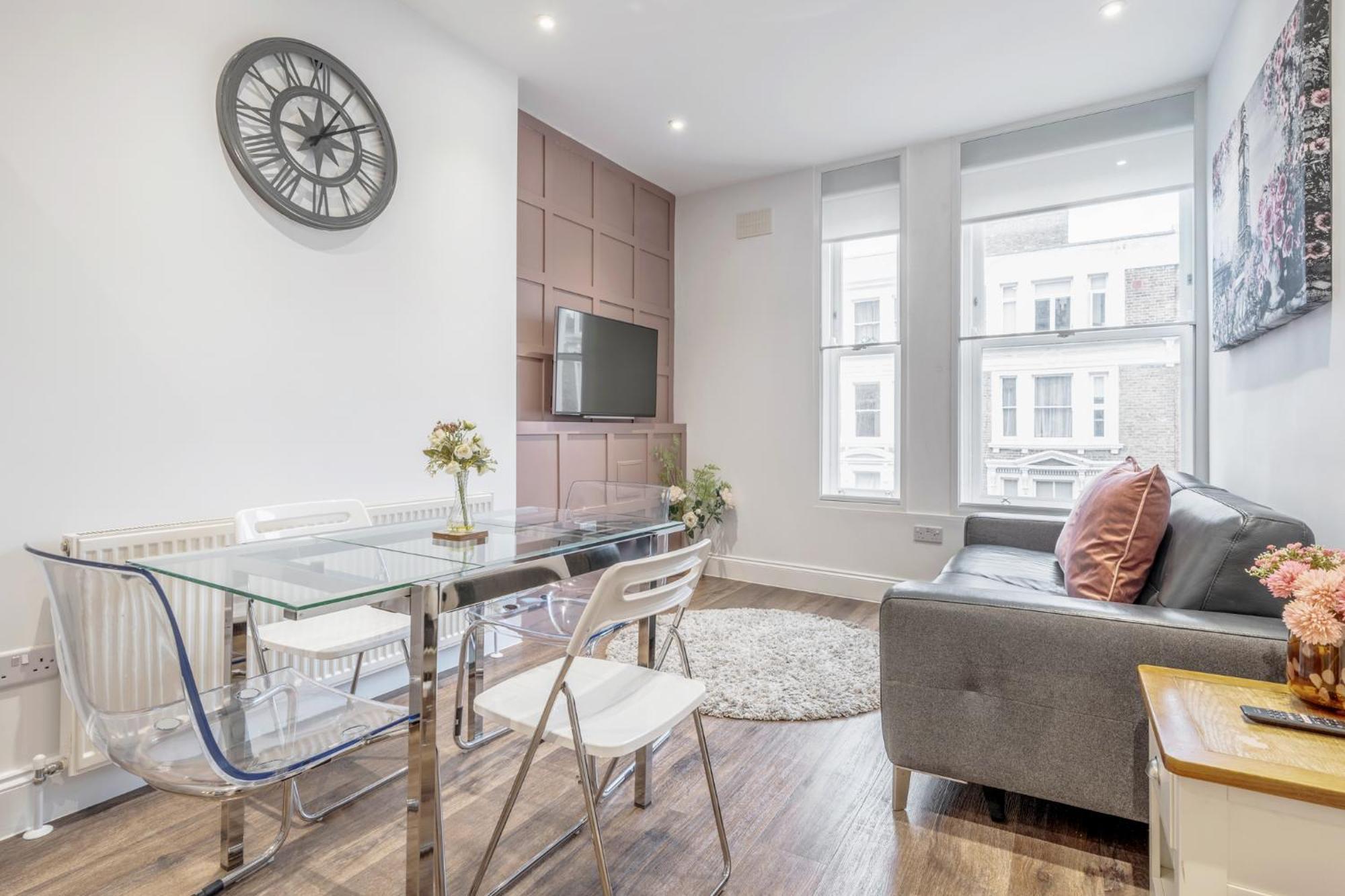 Bright & Modern 2-Bed Notting Hill Apartment Лондон Экстерьер фото